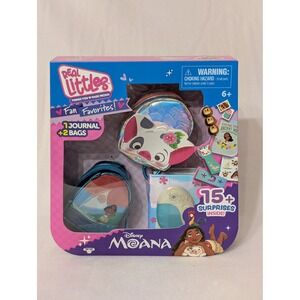 Disney Moana Real Littles Fan Favorites 2 Micro Bags 1 Journal 15+ Surprises New